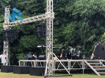 Outdoor Stage LED Screen Truss System Quickly Assemble Silver / Black Color